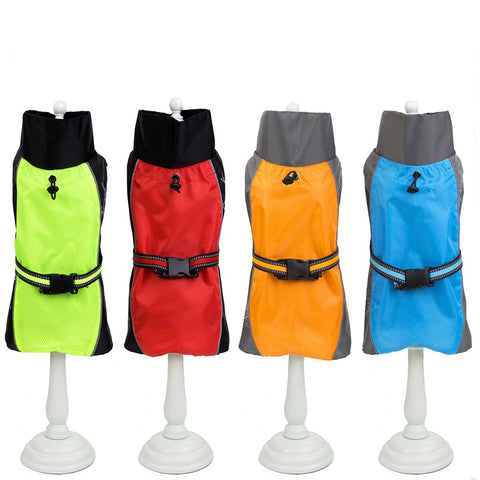 Rain Coat Waterproof Reflective Dog Jacket