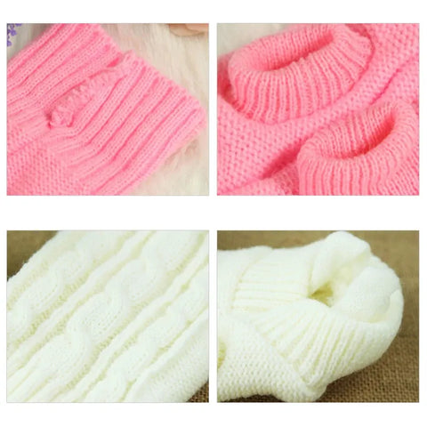 Winter Warm Dog Sweaters Pet Clothes