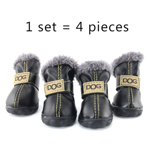 Winter Pet Dog Shoes Warm Snow