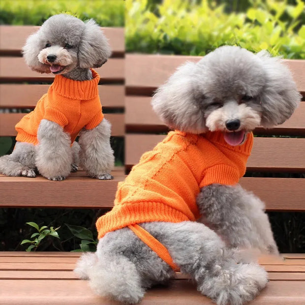 Winter Warm Dog Sweaters Pet Clothes