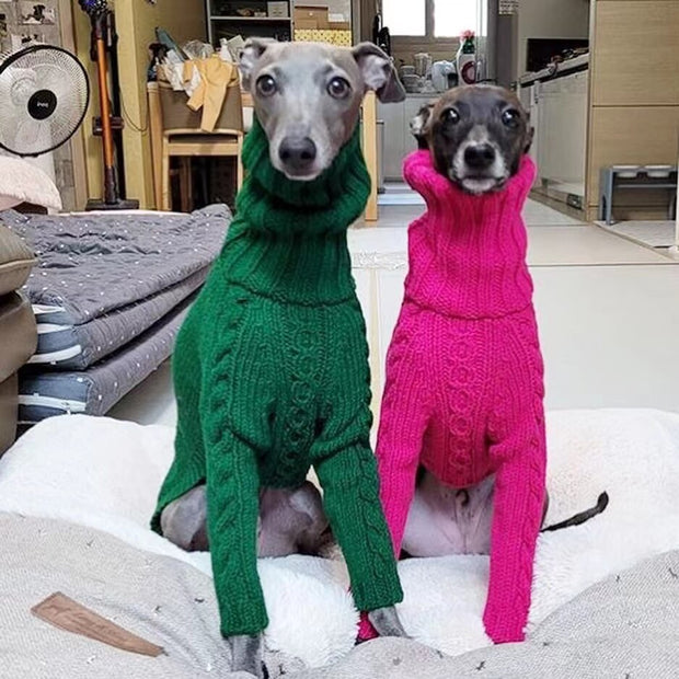 Winter Dog Sweater Italian Greyhound