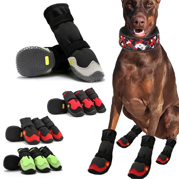 Dog Snow Boots for Hiking Soft