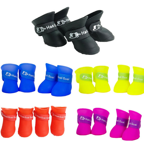 Rain Shoes Dog Cat  Rubber Boot