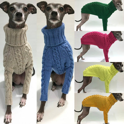 Winter Dog Sweater Italian Greyhound