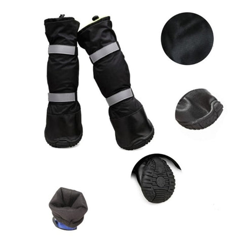 Set Dog Boots Waterproof Shoes for Pets